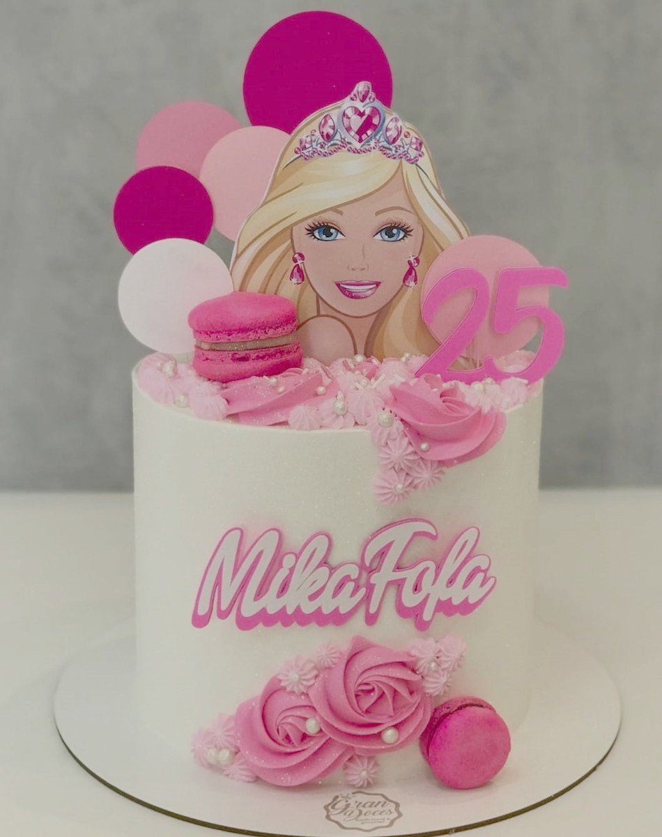 Topo de Bolo Barbie