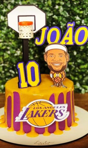 Topo de Bolo Basquete