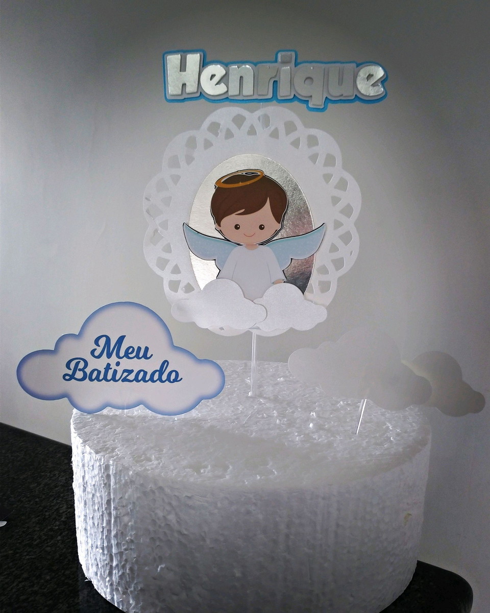 Topo de Bolo Batizado