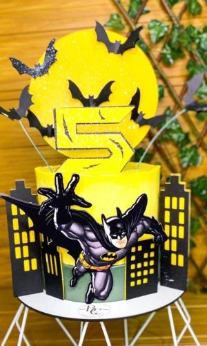 Topo de Bolo Batman