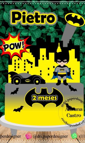 Topo De Bolo Batman