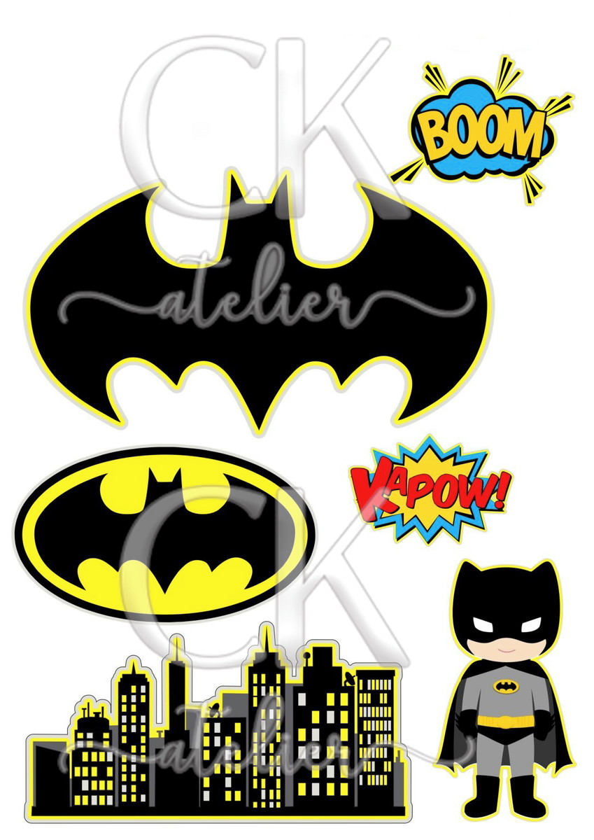 Topo de Bolo batman