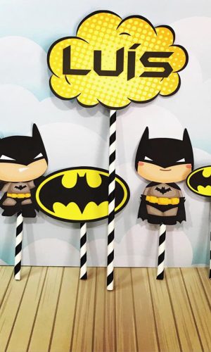 Topo de Bolo Batman