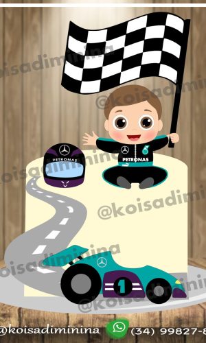 Topo De Bolo Bebe Piloto