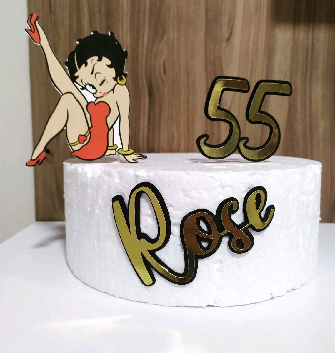 Topo de Bolo Betty boop
