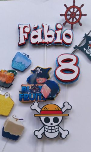 Topo de Bolo Blox Fruit