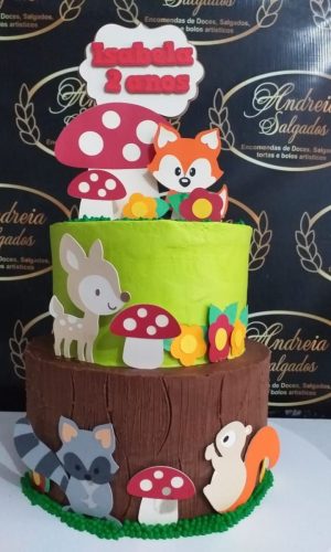 Topo de Bolo Bosque