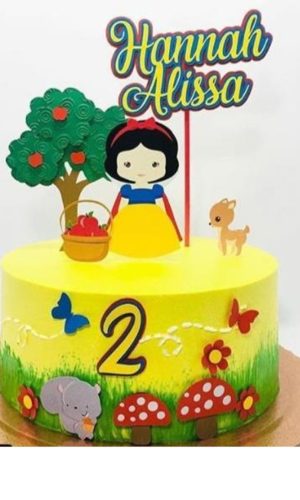 Arquivo de corte Topo de bolo - Branca de Neve
