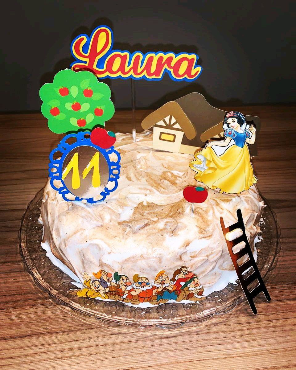 Topo de Bolo Branca de Neve - Imagem 2