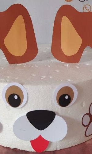 Topo de Bolo Cachorrinho