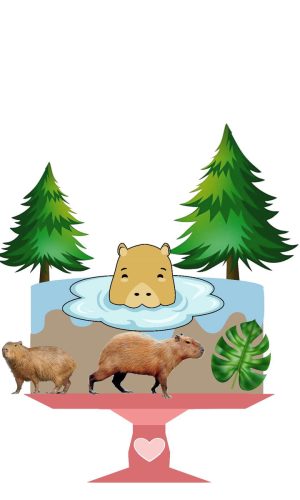 Topo de Bolo Capivara