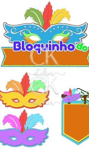 Topo de Bolo Carnaval