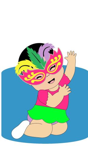 Topo de Bolo Carnaval
