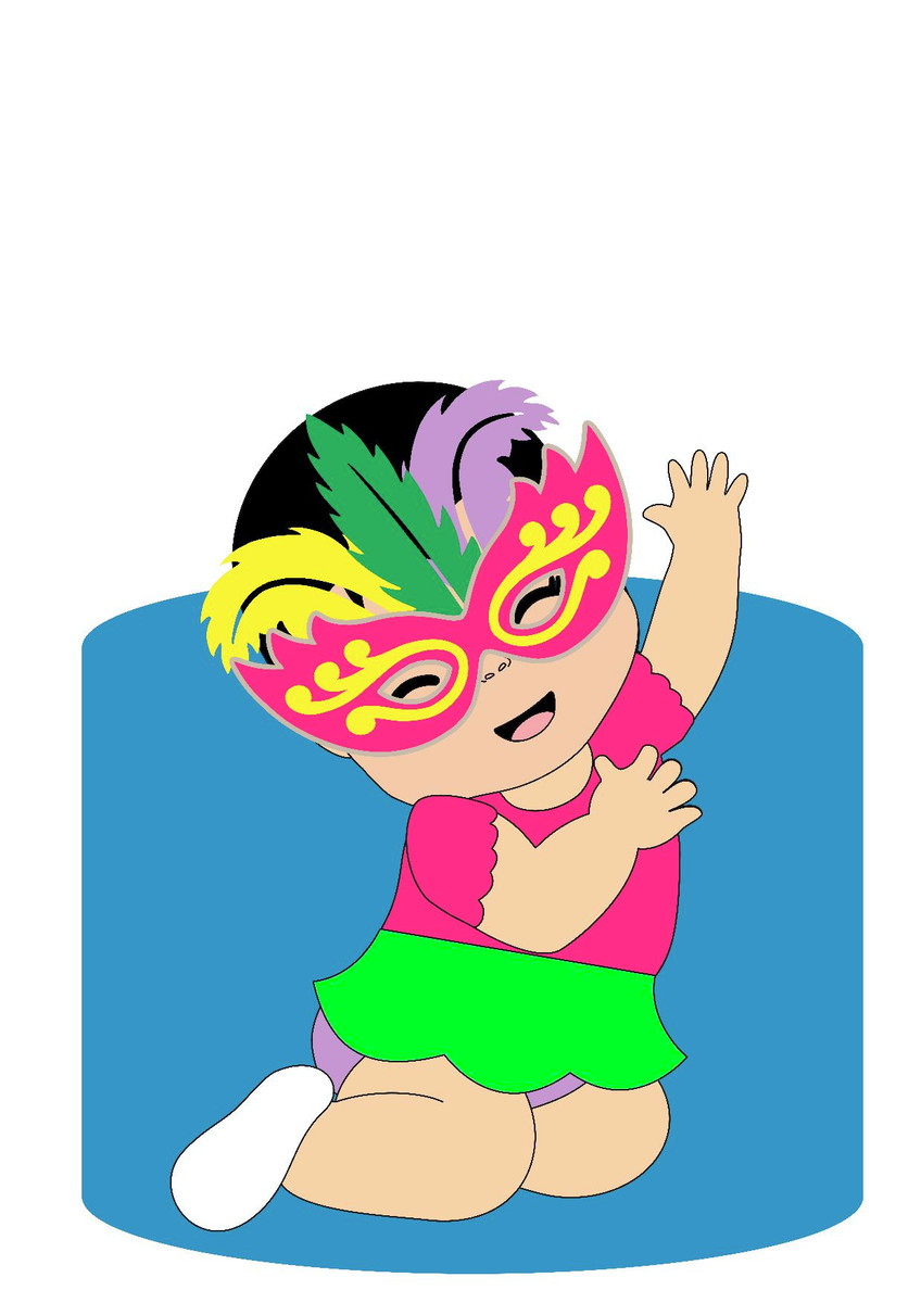 Topo de Bolo Carnaval