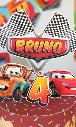 Topo de Bolo Carros