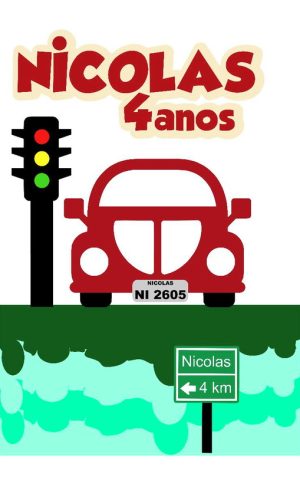 Topo de Bolo Carros (carro fusca)