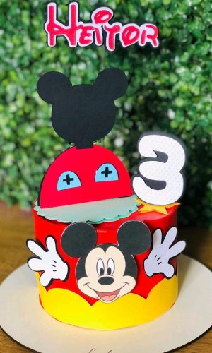 Topo De Bolo Casa Do Mickey
