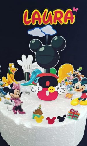 Topo De Bolo Casa Do Mickey