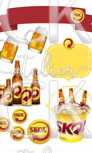 Topo de Bolo Cerveja