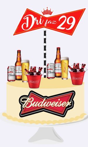 Topo de Bolo CERVEJA