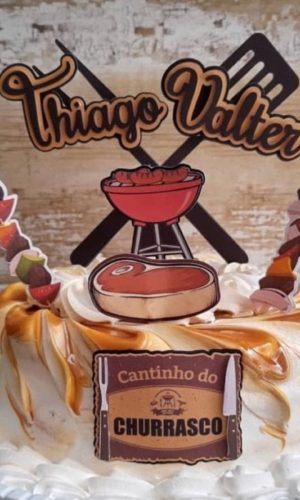 Topo de Bolo Churrasco