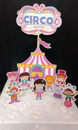 Topo de Bolo Circo