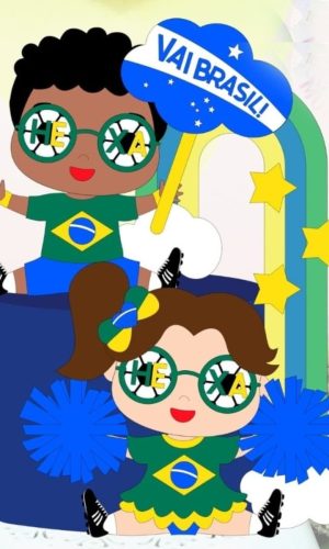 Topo de Bolo Copa do Mundo