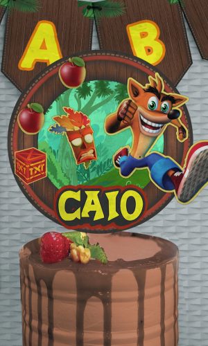 Topo de Bolo Crash
