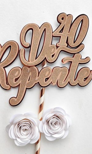 Topo de Bolo de Repente 40