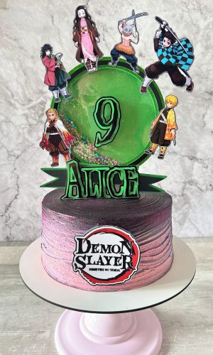 Topo de Bolo Demon Slayer