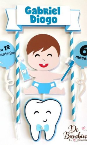 Topo de Bolo Dentinho