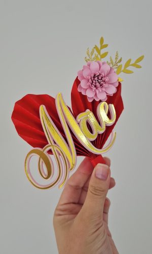 Topo de Bolo Dia das Mães