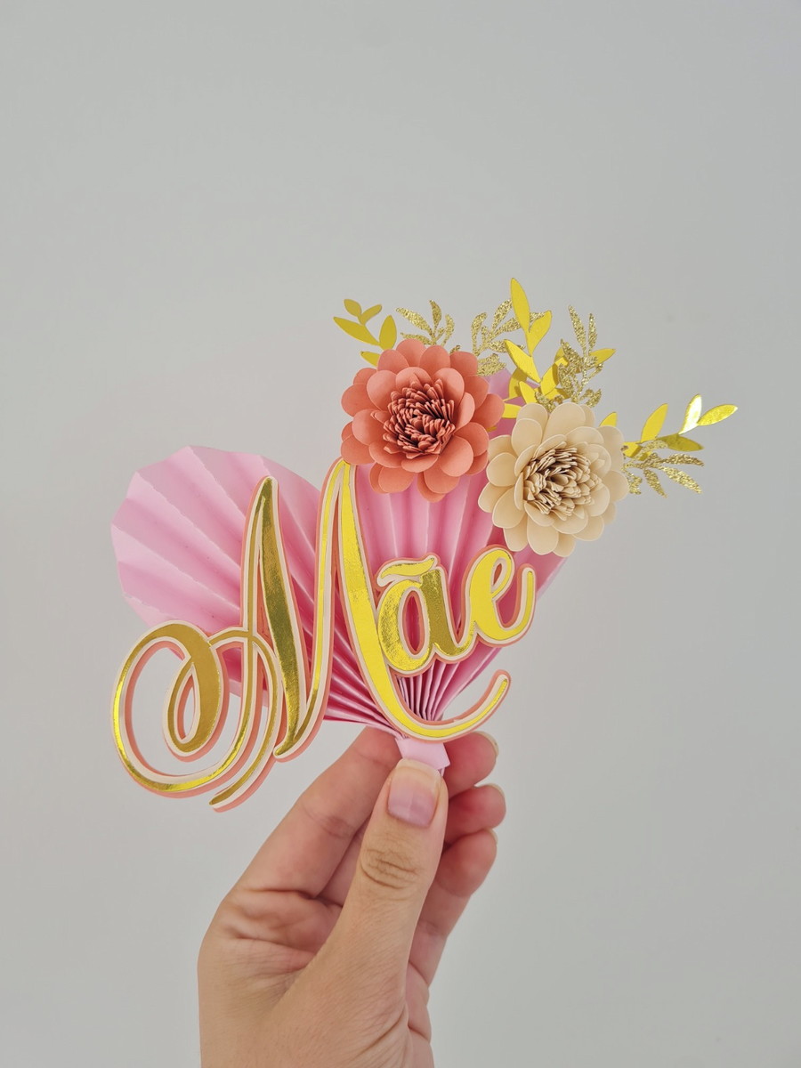 Topo de Bolo Dia das Mães
