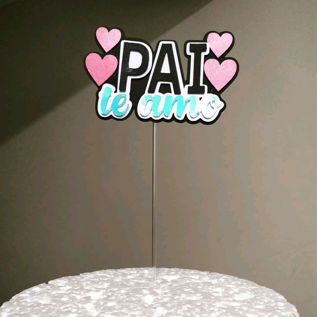 Topo de Bolo dia dos pais - Imagem 2