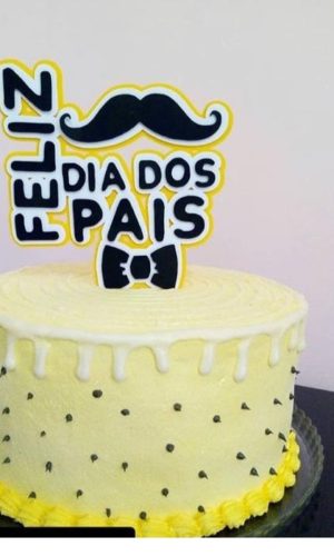 Arquivo de corte topo de bolo - Dia dos Pais