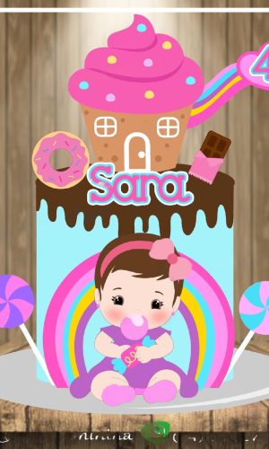 Topo de Bolo Doces