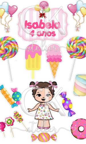 Topo de Bolo Doces