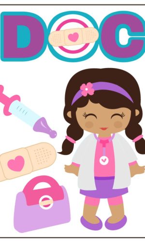 Topo de Bolo Doutora Brinquedos