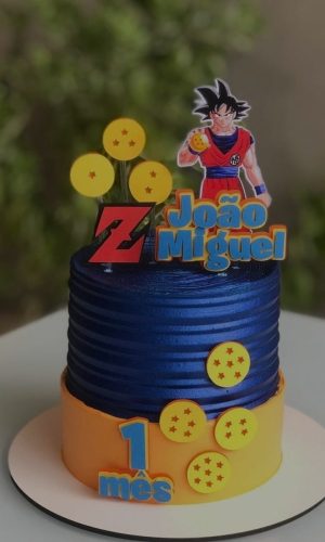 Topo de Bolo Dragon Ball Z