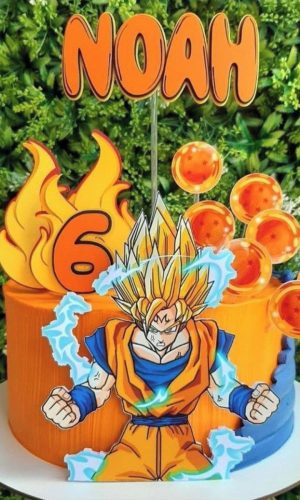 Topo de Bolo Dragon Ball Z