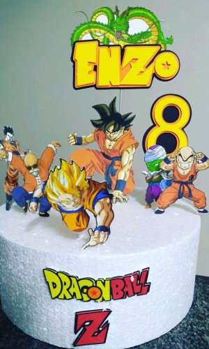 Topo de Bolo Dragon Ball Z