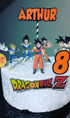 Topo de Bolo Dragon Ball Z