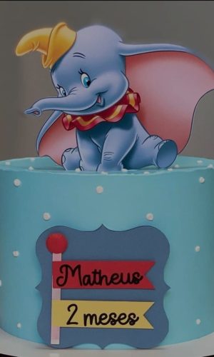 Topo de Bolo Dumbo