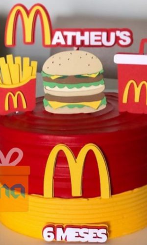 Topo De Bolo Fast Food
