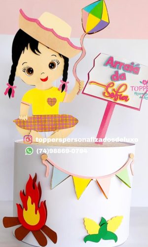 Topo de Bolo Festa Junina