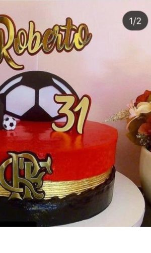 Arquivo de corte Topo de bolo - Flamengo