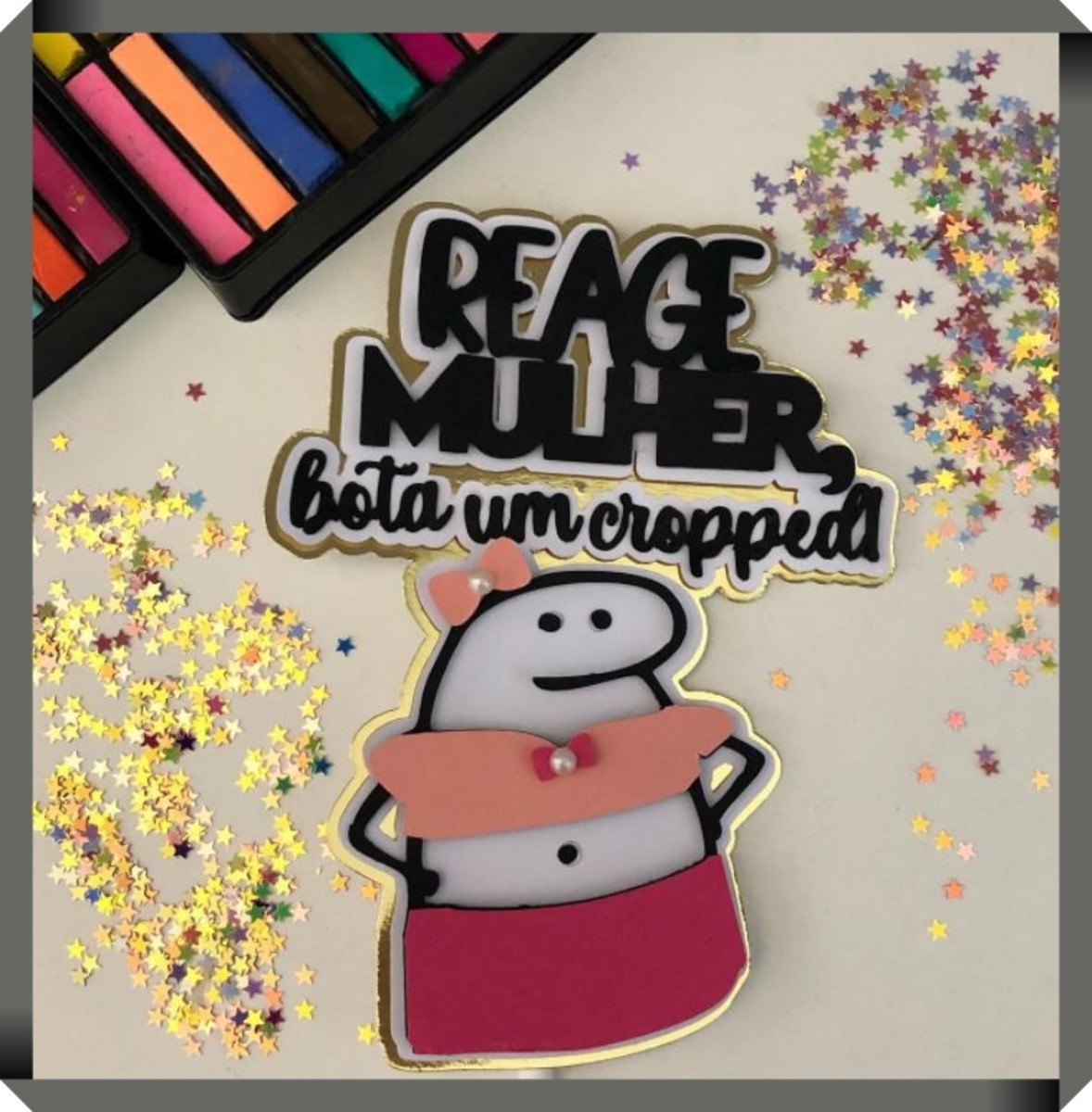 Topo de Bolo Flork