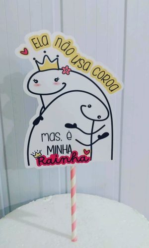 Topo de Bolo Flork mães