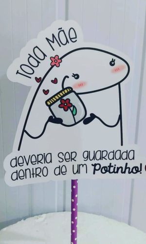 Topo de Bolo Flork mães
