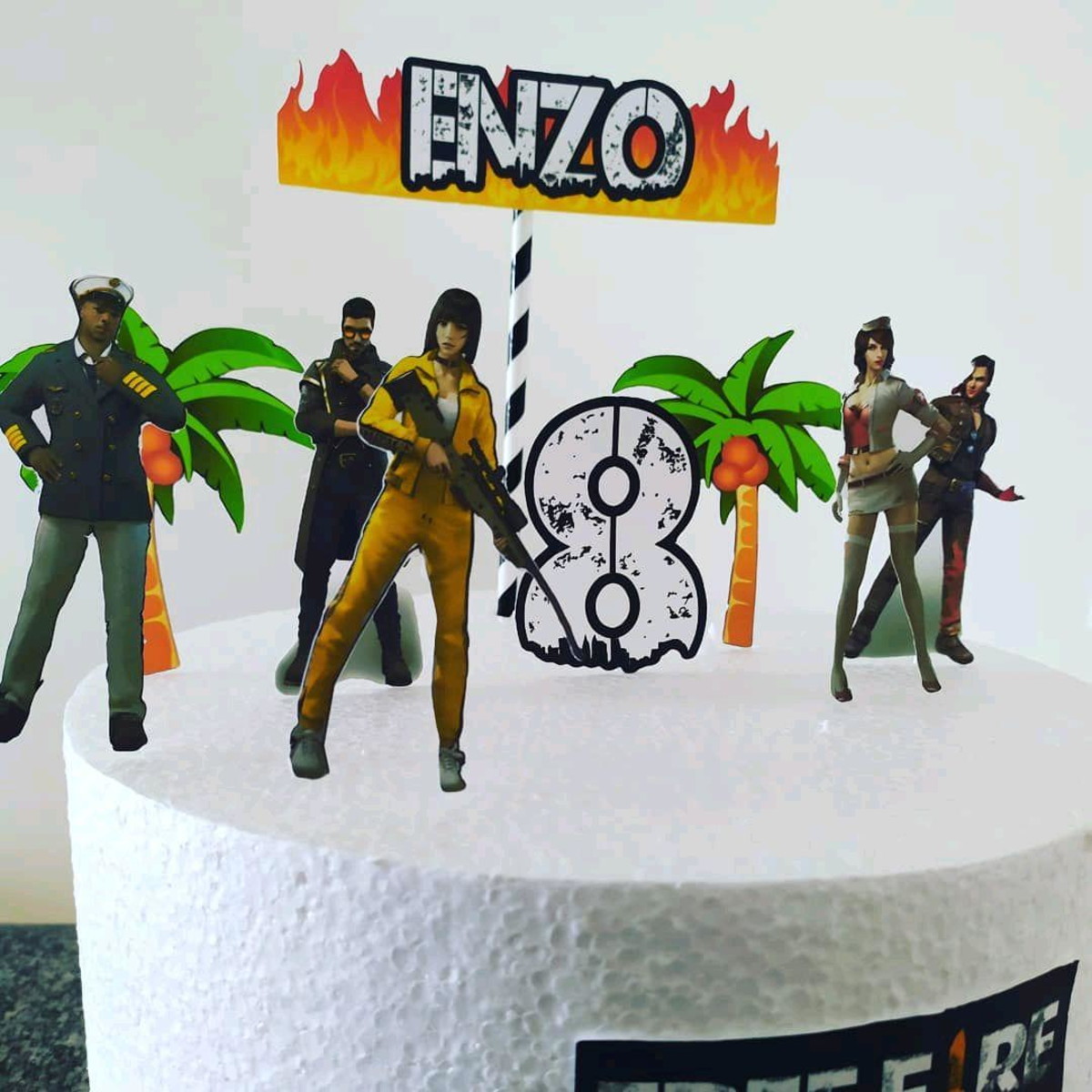 Topo de Bolo Free fire - Imagem 2
